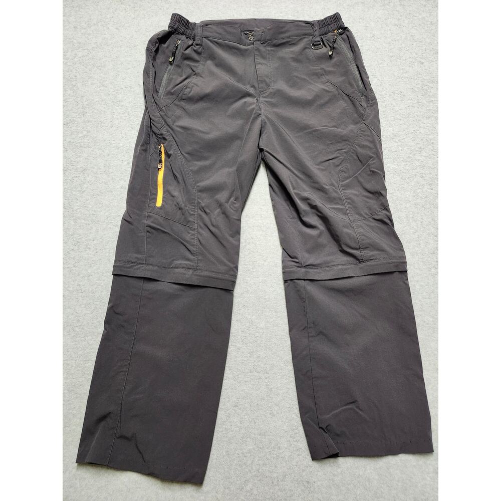 Outdoor Collection Convertible Hiking Pants 4XL Gray Zip Off Trail Lightweight
